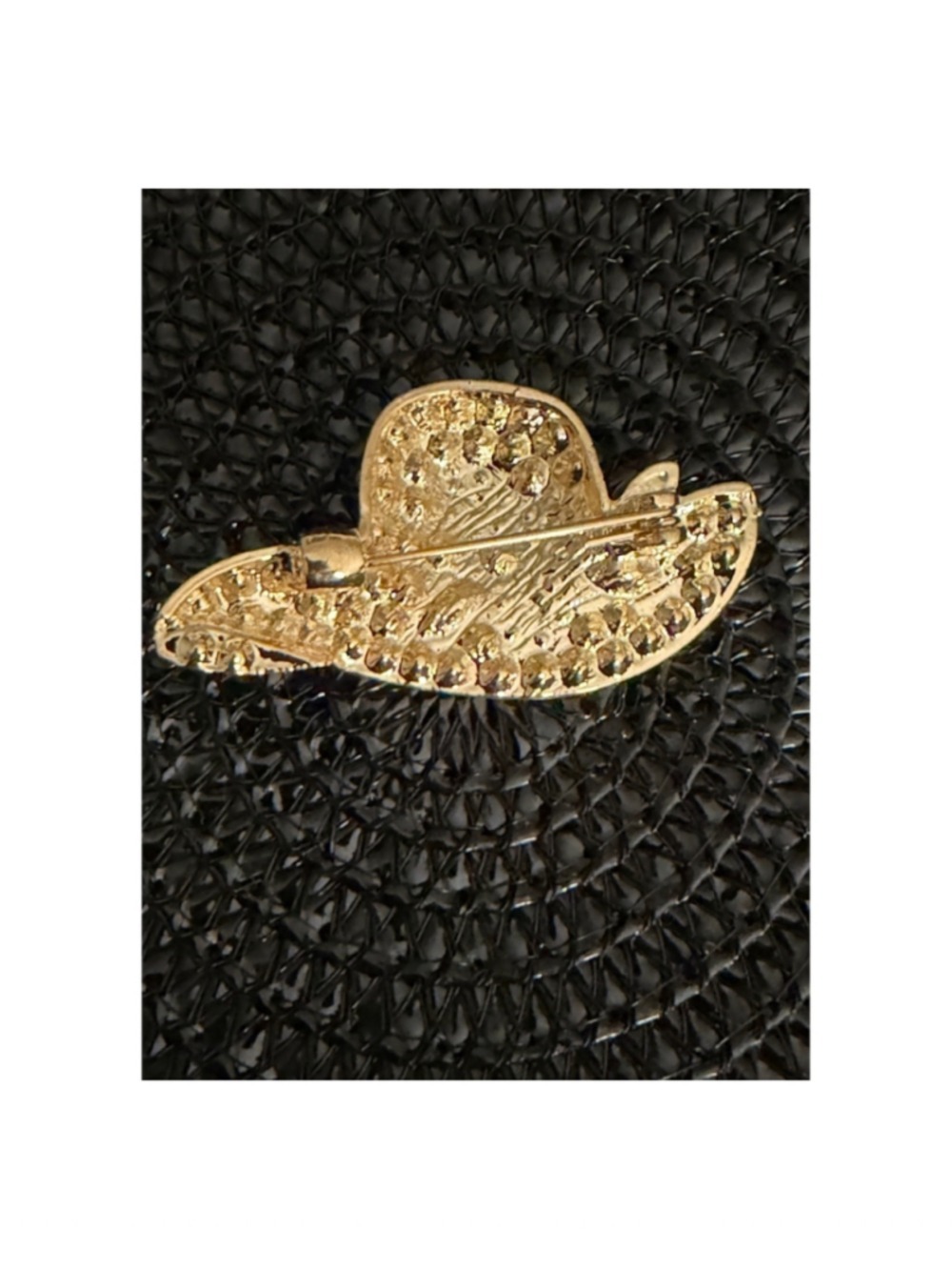 Multicolored Rhinestone Brooch Pin - Picture 2 of 3